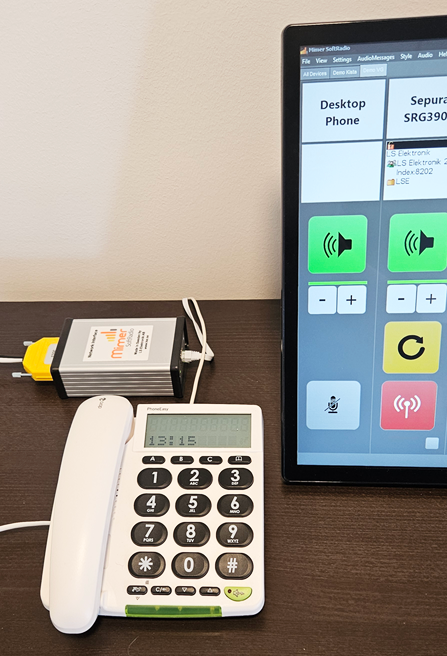 Deskphone setup