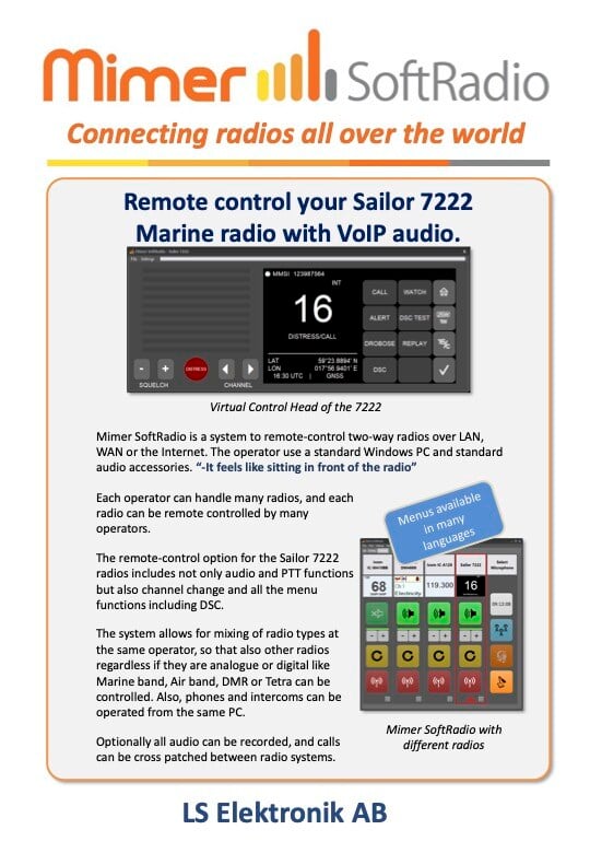 Mimer 66E Sailor 7222 2503