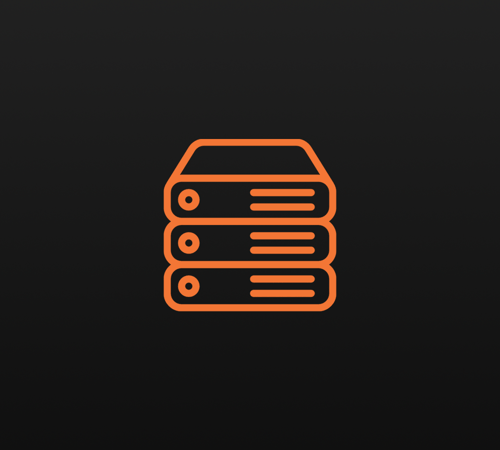 radioserver orange w black bg