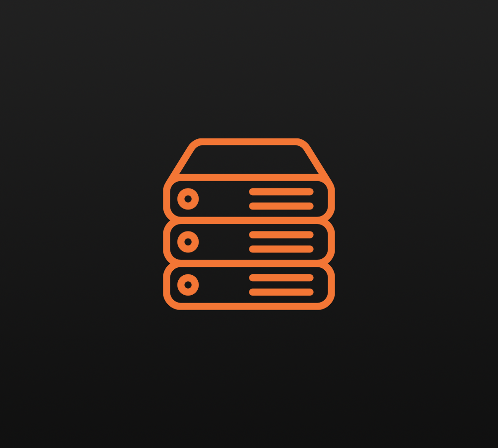 radioserver orange w black bg