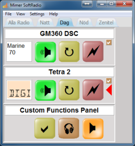 Showing the Custom Function Panel