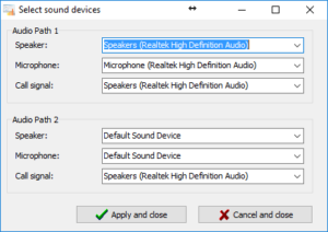 Select Sound Devices