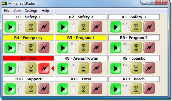 SoftRadio layout