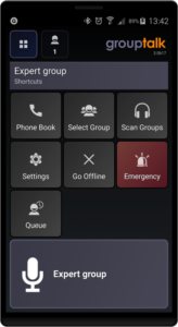 GroupTalk Application on Smart Phone