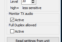 Select "Monitor Tx Audio"