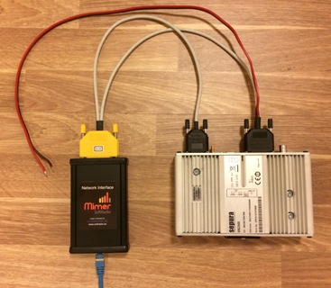 Network Interface LE connected to a Sepura Tetra radio