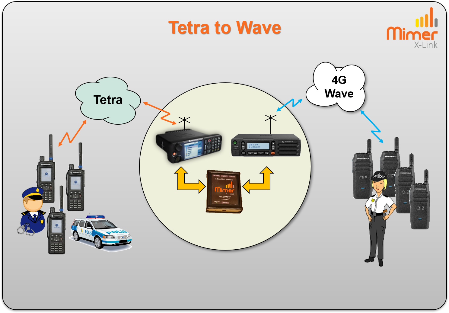 X-Link Tetra to Wave